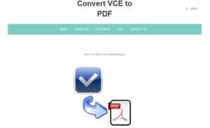 vce to pdf converter online