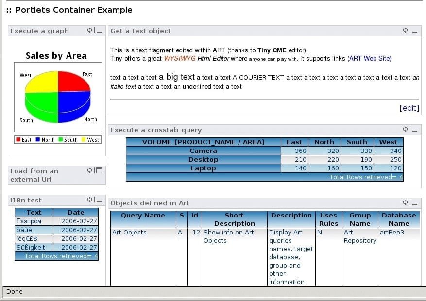 ART-A Reporting Tool - business intelligence tools