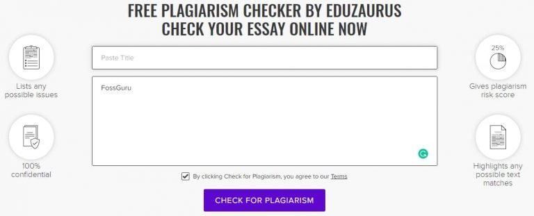 plagiarism checker free online with percentage
