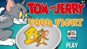 food fight game tom and jerry