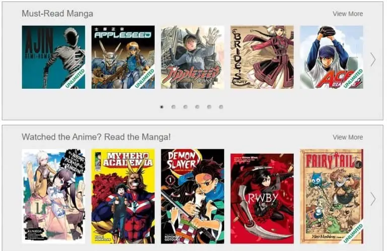 free manga websites without ads