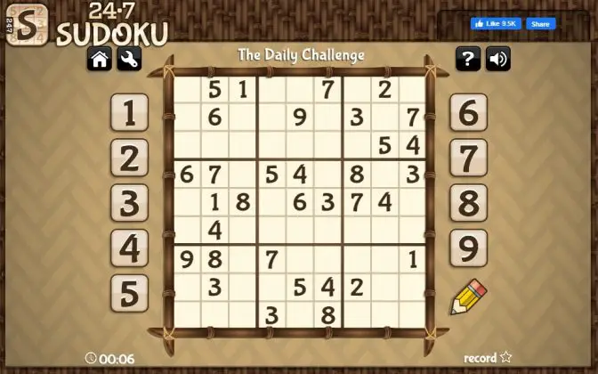 play sudoku for online