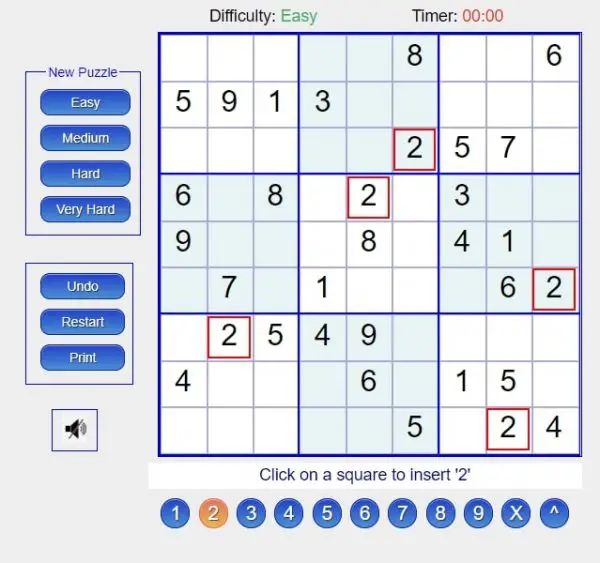 free online sudoku games for adults