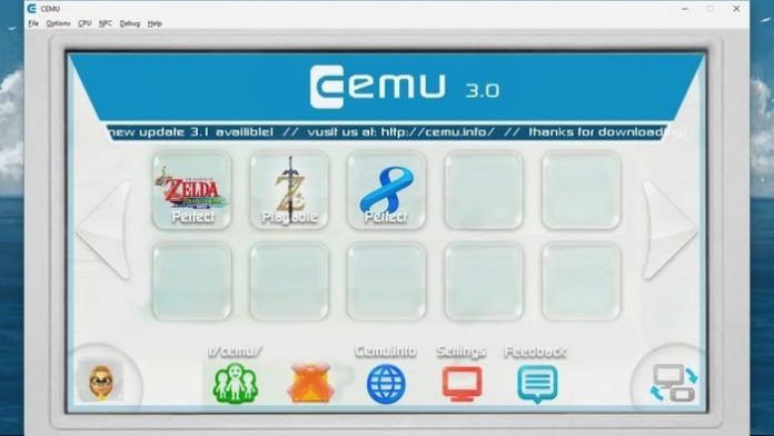 Cemu a Wii U emulator