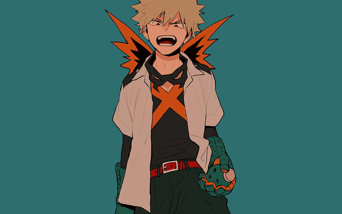 Katsuki Bakugo from "My Hero Academia"