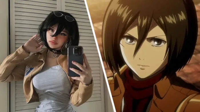 Mikasa Ackerman from "Attack on Titan"