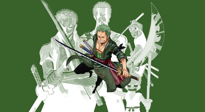 Roronoa Zoro from "One Piece" Anime Hairstyles 